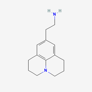 2-(1,2,3,5,6,7-Hexahydropyrido[3,2,1-ij]quinolin-9-yl)ethanamine