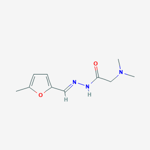 2-(Dimethylamino)-N'-((5-methylfuran-2-yl)methylene)acetohydrazide