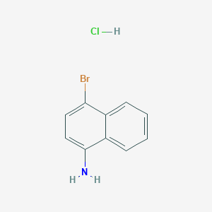 molecular formula C10H9BrClN B1286065 4-Bromo-1-naphthalenamine, HCl 