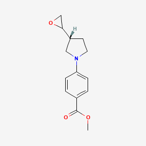 methyl 4-[(3R)-3-oxidanylpyrrolidin-1-yl]benzoate