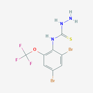 4-(2,4-Dibromo-6-trifluoromethoxyphenyl)-thiosemicarbazide