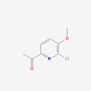 1-(6-Chloro-5-methoxypyridin-2-yl)ethan-1-one