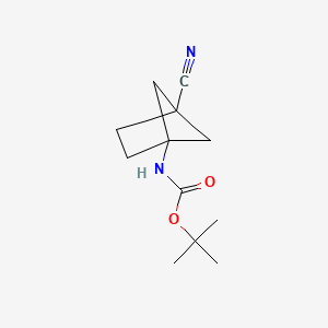 tert-Butyl N-(4-cyano-1-bicyclo[2.1.1]hexanyl)carbamate