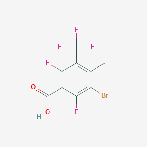 Methyl 3-bromo-2,6-difluoro-5-(trifluoromethyl)benzoic acid