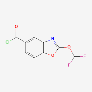 2-(Difluoromethoxy)benzo[d]oxazole-5-carbonyl chloride