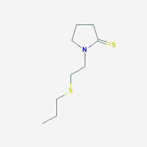 1-(2-(Propylthio)ethyl)pyrrolidine-2-thione