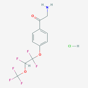 4-[1,1,2-Trifluoro-2-(trifluoromethoxy)ethoxy]phenacylamine hydrochloride