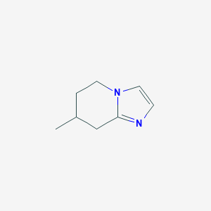 molecular formula C8H12N2 B128608 7-甲基-5,6,7,8-四氢咪唑并[1,2-a]吡啶 CAS No. 144042-81-9