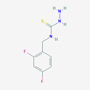 molecular formula C8H9F2N3S B12860816 4-(2,4-Difluorobenzyl)thiosemicarbazide 