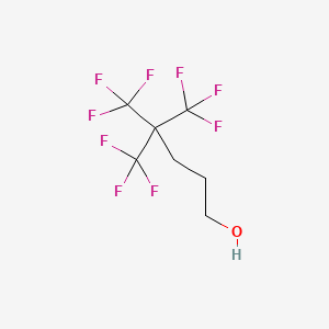 molecular formula C7H7F9O B12860850 3-(Nonafluoro-tert-butyl)propan-1-ol 