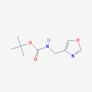 molecular formula C9H14N2O3 B12860863 tert-Butyl (oxazol-4-ylmethyl)carbamate 