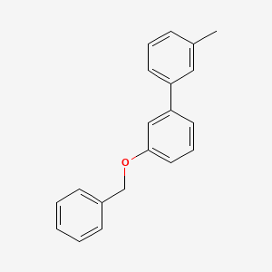 molecular formula C20H18O B12860881 3-(Benzyloxy)-3'-methyl-1,1'-biphenyl CAS No. 893737-64-9