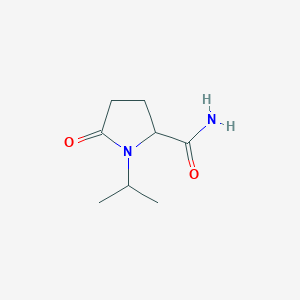 1-Isopropyl-5-oxopyrrolidine-2-carboxamide