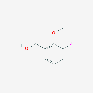 molecular formula C8H9IO2 B12860915 3-Iodo-2-methoxybenzyl alcohol 