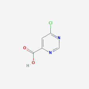 molecular formula C5H3ClN2O2 B1286092 6-Chloropyrimidine-4-carboxylic acid CAS No. 37131-91-2