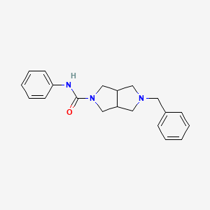 5-Benzyl-N-phenylhexahydropyrrolo[3,4-c]pyrrole-2(1H)-carboxamide