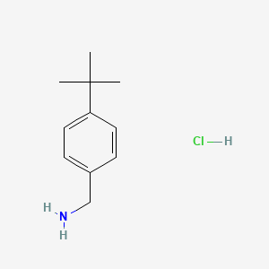 molecular formula C11H18ClN B1286093 4-(tert-Butyl)benzylamine Hydrochloride CAS No. 59528-30-2