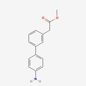 (4'-Amino-biphenyl-3-yl)-acetic acid methyl ester