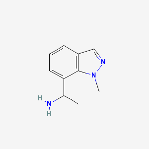 7-(1-Aminoethyl)-1-methyl-1H-indazole