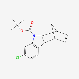 tert-Butyl 7-chloro-1,4,4a,9a-tetrahydro-9H-1,4-methanocarbazole-9-carboxylate