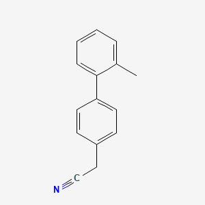 (2'-Methyl[1,1'-biphenyl]-4-yl) acetonitrile