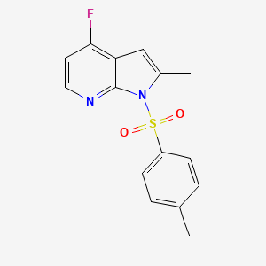 1H-Pyrrolo[2,3-b]pyridine, 4-fluoro-2-methyl-1-[(4-methylphenyl)sulfonyl]-