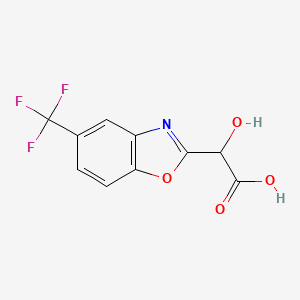 2-(Carboxy(hydroxy)methyl)-5-(trifluoromethyl)benzo[d]oxazole