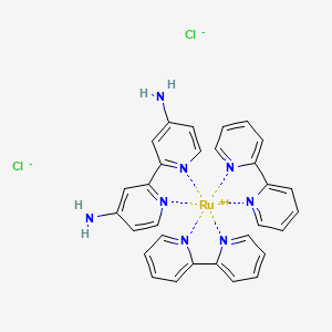 Bis(2,2'-bipyridyl)([2,2'-bipyridine]-4,4'-diamine)ruthenium(II) dichloride