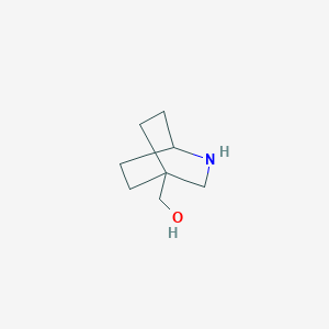 molecular formula C8H15NO B12861061 2-Azabicyclo[2.2.2]octan-4-ylmethanol 