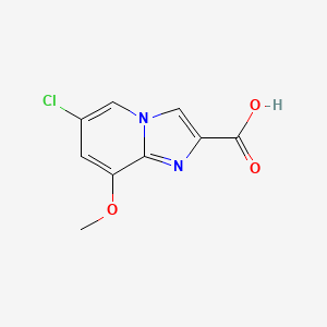 6-Chloro-8-methoxyimidazo[1,2-a]pyridine-2-carboxylic acid