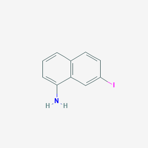 molecular formula C10H8IN B12861146 7-Iodonaphthalen-1-amine 