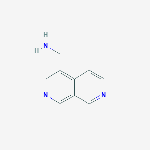 molecular formula C9H9N3 B12861159 (2,7-Naphthyridin-4-yl)methanamine 