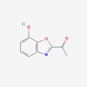 molecular formula C9H7NO3 B12861166 1-(7-Hydroxybenzo[d]oxazol-2-yl)ethanone 