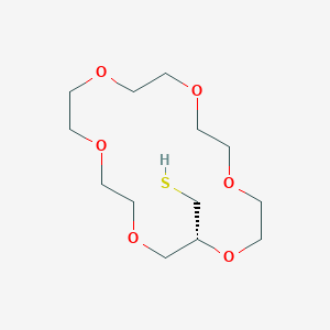 molecular formula C13H26O6S B12861173 (R)-(1,4,7,10,13,16-Hexaoxacyclooctadecan-2-yl)methanethiol 