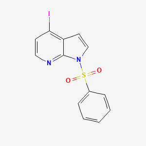 4-Iodo-1-(phenylsulfonyl)-1H-pyrrolo[2,3-b]pyridine