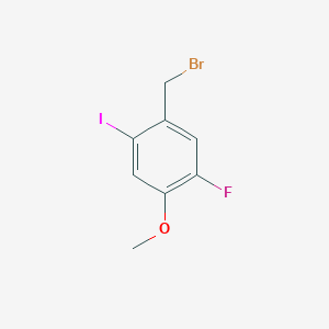 5-Fluoro-2-iodo-4-methoxybenzyl bromide