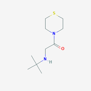 molecular formula C10H20N2OS B12861270 2-(tert-Butylamino)-1-(thiomorpholin-4-yl)ethan-1-one 