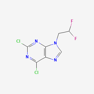 2,6-Dichloro-9-(2,2-difluoroethyl)-9h-purine