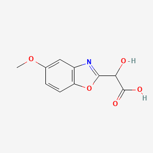 2-(Carboxy(hydroxy)methyl)-5-methoxybenzo[d]oxazole