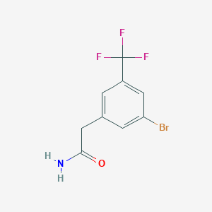 2-(3-Bromo-5-(trifluoromethyl)phenyl)acetamide