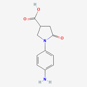 1-(4-Aminophenyl)-5-oxopyrrolidine-3-carboxylic acid
