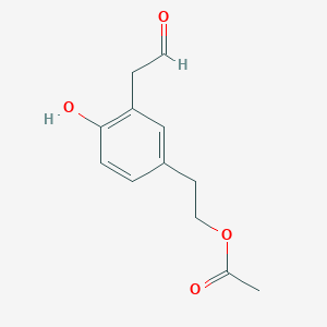 4-Hydroxy-3-(2-oxoethyl)phenethyl acetate