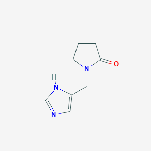 1-((1H-Imidazol-5-yl)methyl)pyrrolidin-2-one