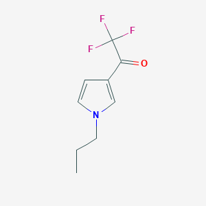 2,2,2-Trifluoro-1-(1-propyl-1H-pyrrol-3-YL)ethanone