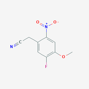 5-Fluoro-4-methoxy-2-nitrophenylacetonitrile