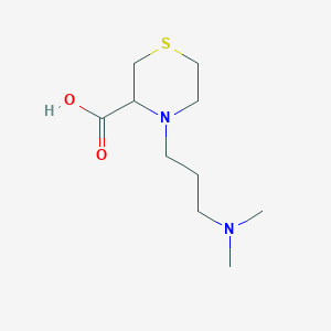 4-[3-(Dimethylamino)propyl]thiomorpholine-3-carboxylic acid