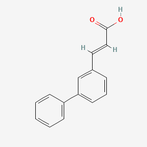 molecular formula C15H12O2 B1286148 3-([1,1'-联苯]-3-基)丙烯酸 CAS No. 60521-26-8