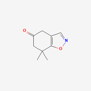 molecular formula C9H11NO2 B12861504 7,7-dimethyl-6,7-dihydrobenzo[d]isoxazol-5(4H)-one 