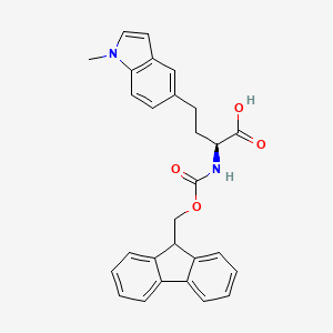 (S)-2-((((9H-Fluoren-9-yl)methoxy)carbonyl)amino)-4-(1-methyl-1H-indol-5-yl)butanoic acid