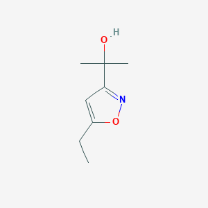 2-(5-Ethylisoxazol-3-yl)propan-2-ol